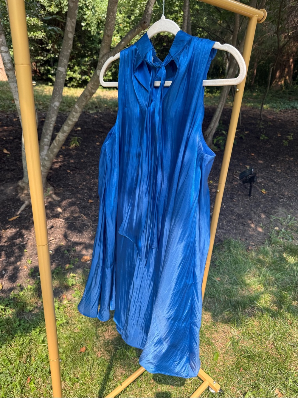 Royal Blue Garden Party Womens Dress